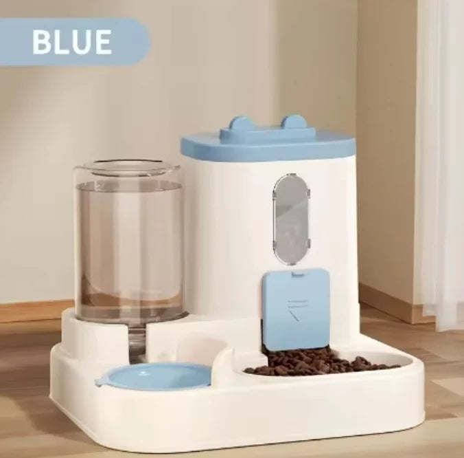 2in 1 Cat Food Dispenser Water and Food Integrated Fully Automatic Cat Food Feeding and Water Dispenser Cute Water Dispenser