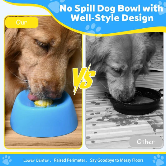 Non-Slip Digestion Support Slow Feeder Dog Bowl