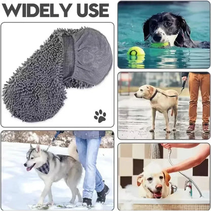 1pc Super Absorbent Pet Bath Towel Quick-drying Cat Towels Convenient Soft Bath Robe Dry Pet Cleaning Washcloth Dog Accessories