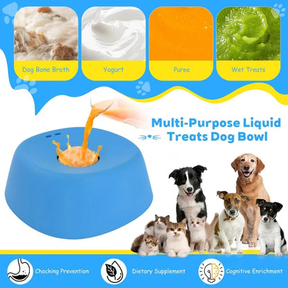 Non-Slip Digestion Support Slow Feeder Dog Bowl