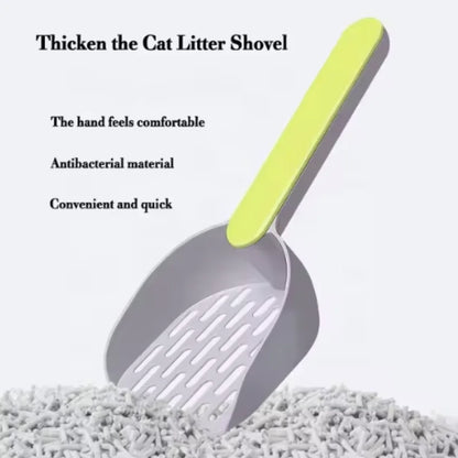 New pet litter shovel Candy color high appearance horizontal handle cat toilet shovel poop pickup Cat cleaning supplies