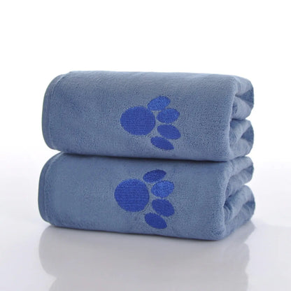 50*100 Super Absorbent Dog Bathrobe Cat Accessories Pet Bath Towel Cat blanket Dog Products Quick Dry Soft Microfiber Pet Towel