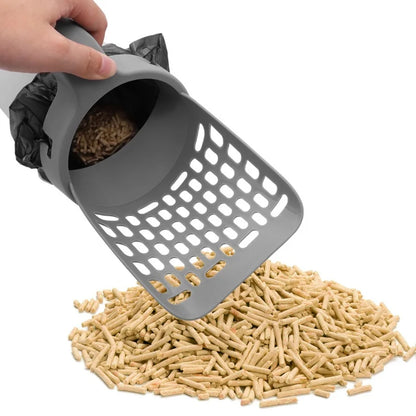 New pet litter shovel Candy color high appearance horizontal handle cat toilet shovel poop pickup Cat cleaning supplies