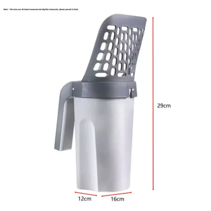 New pet litter shovel Candy color high appearance horizontal handle cat toilet shovel poop pickup Cat cleaning supplies