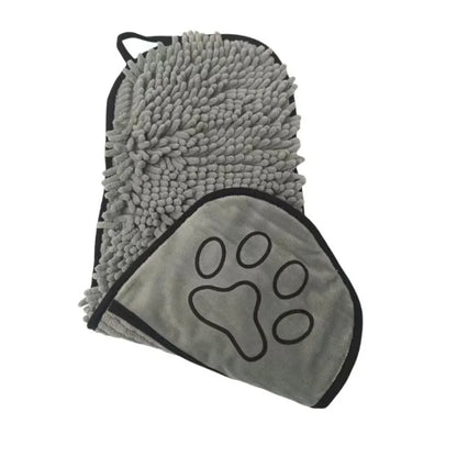 1pc Super Absorbent Pet Bath Towel Quick-drying Cat Towels Convenient Soft Bath Robe Dry Pet Cleaning Washcloth Dog Accessories