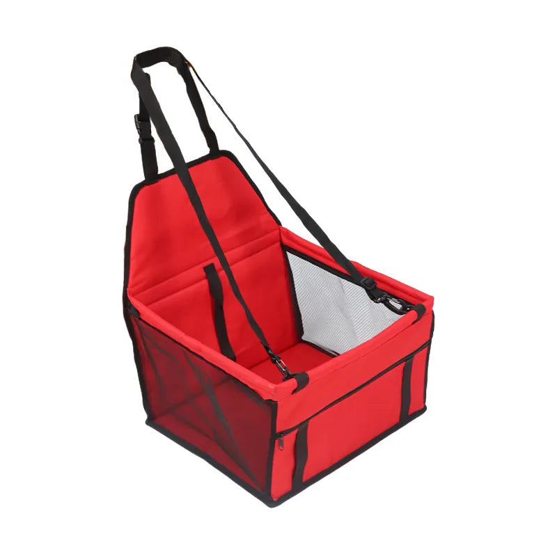 Dog Car Seat Cover Foldable Hammock Pet Harness Cat Bag Basket Stable and Foldable Travel Pet Dog and Cat Safety Car Seat