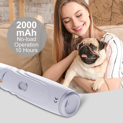 Dog Nail Grinder USB Rechargeable Electric Pet Claw Grinder & Trimmer Painless Lime For Dog Pets Nail File гриндер для собак
