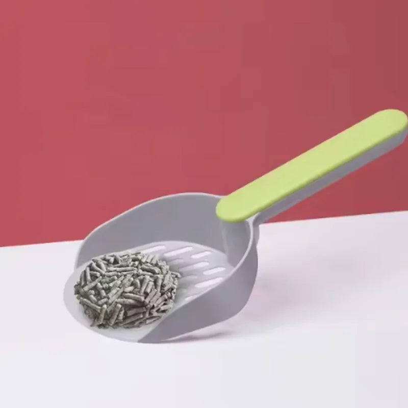 New pet litter shovel Candy color high appearance horizontal handle cat toilet shovel poop pickup Cat cleaning supplies