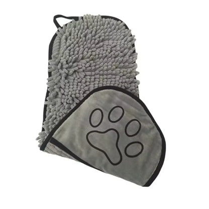 1pc Super Absorbent Pet Bath Towel Quick-drying Cat Towels Convenient Soft Bath Robe Dry Pet Cleaning Washcloth Dog Accessories