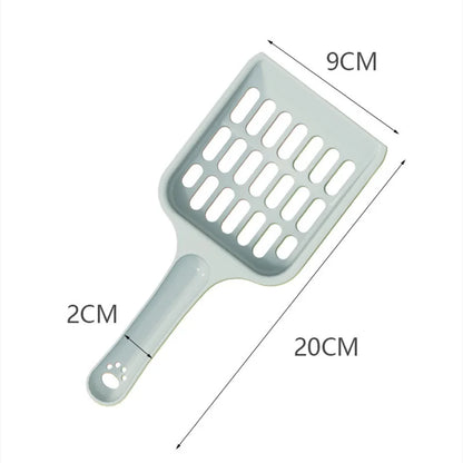 New pet litter shovel Candy color high appearance horizontal handle cat toilet shovel poop pickup Cat cleaning supplies