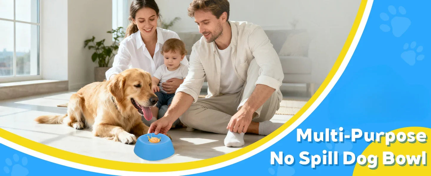 Non-Slip Digestion Support Slow Feeder Dog Bowl