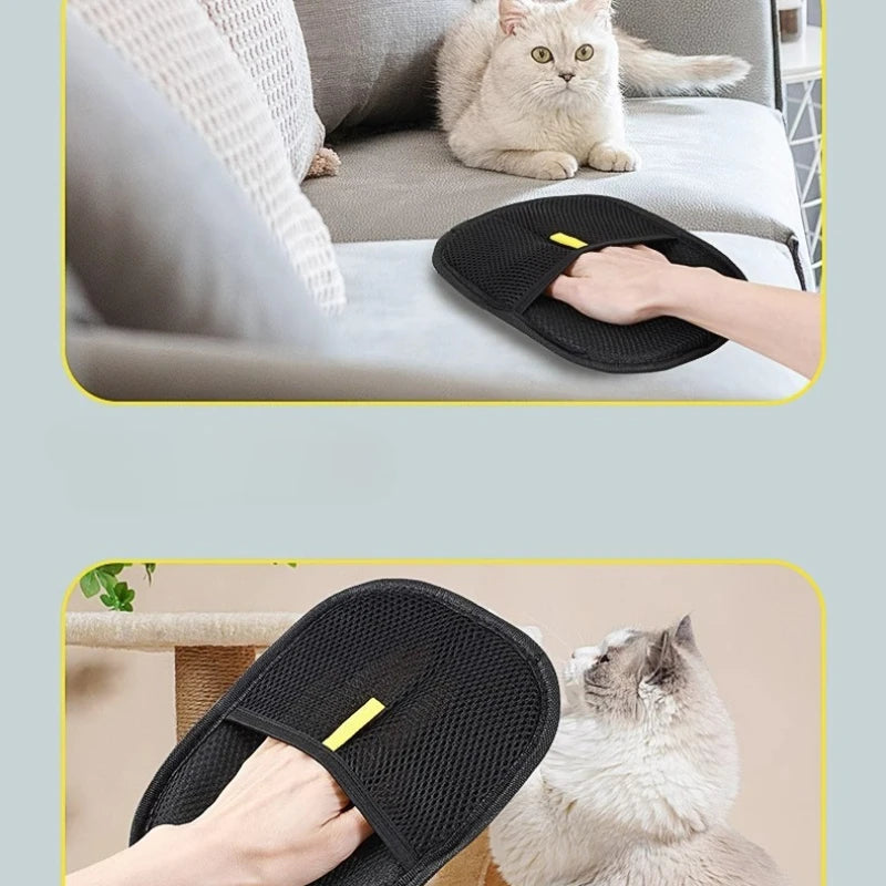 Portable Pet Hair Remover Glove | Washable