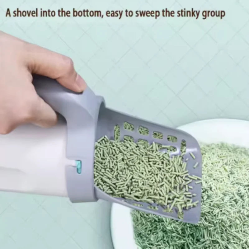 New pet litter shovel Candy color high appearance horizontal handle cat toilet shovel poop pickup Cat cleaning supplies