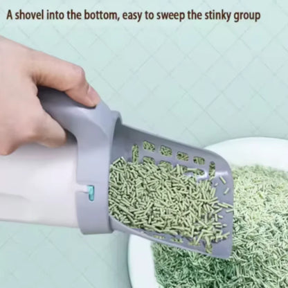 New pet litter shovel Candy color high appearance horizontal handle cat toilet shovel poop pickup Cat cleaning supplies