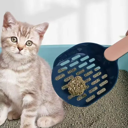 New pet litter shovel Candy color high appearance horizontal handle cat toilet shovel poop pickup Cat cleaning supplies