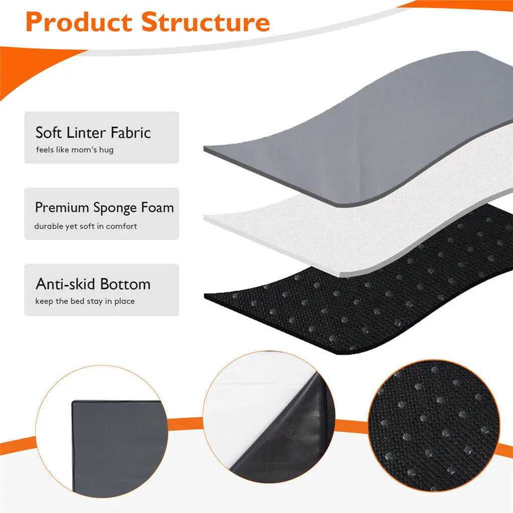 Pressure Relief Orthopedic Deep Sleep Pet Memory Foam Bed